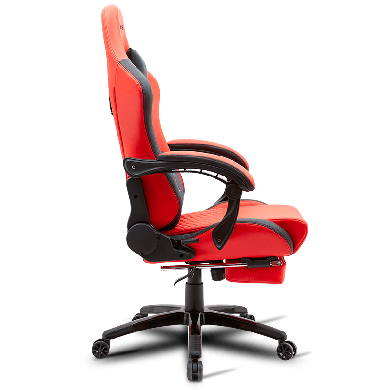 MC-6641B Ergonomischer Gaming-Stuhl aus Kunstleder mit Fußstütze
