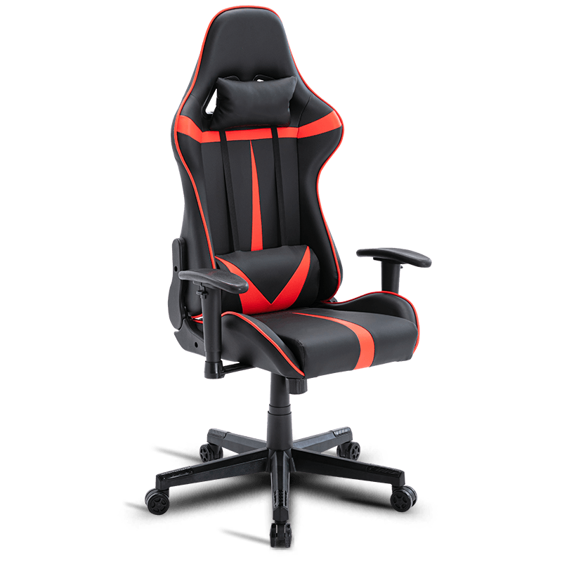 MC-8734 Gaming-Stuhl mit strapazierfähiger Nylonbasis, höhenverstellbar