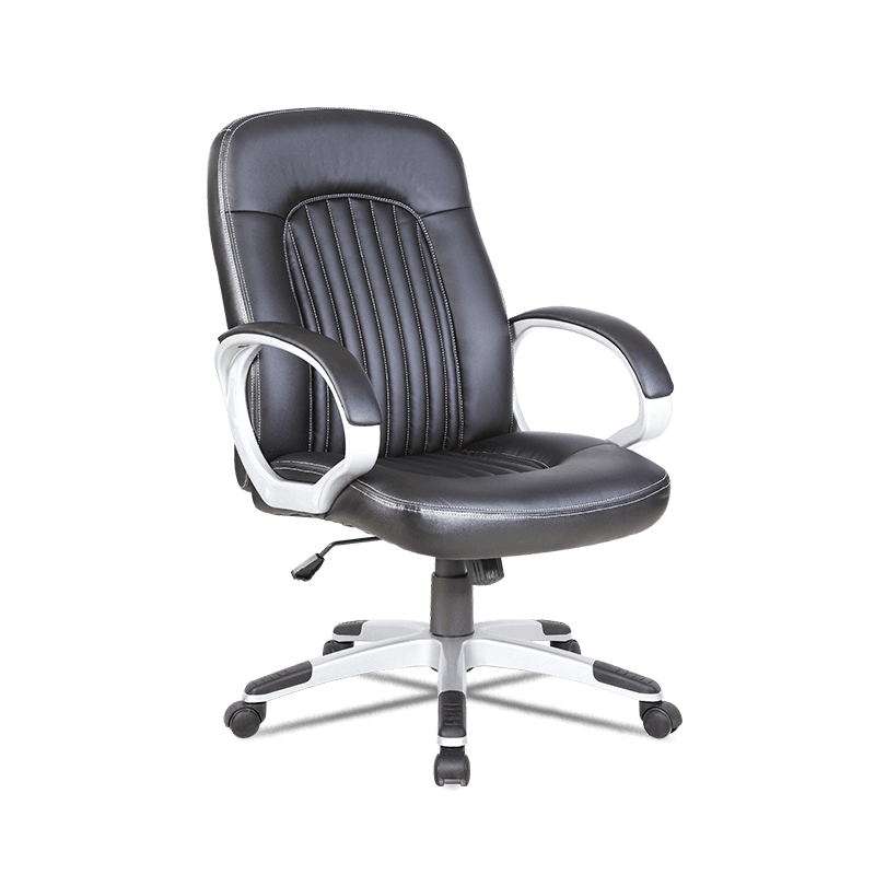 MC-7110 Chefbürostuhl mit gesteppter Rückenlehne und mittlerer Rückenlehne für Zuhause, Meetings und Büros